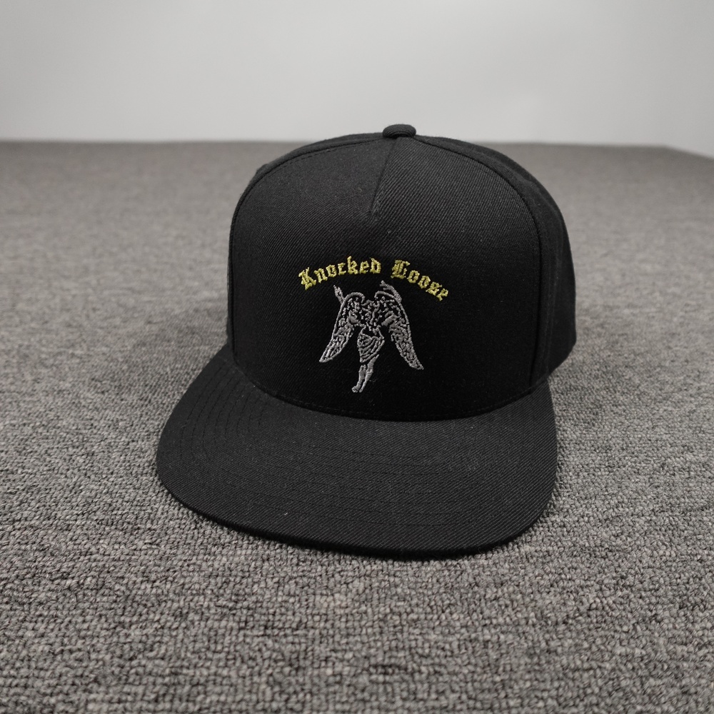 Knocked Loose Hat Cap Snap Back Mens One Size Black Band Logo Yupoong Twill